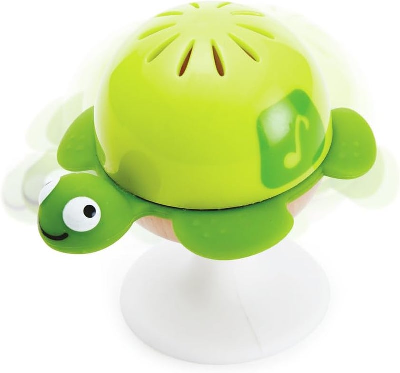 Hape Stay-Put Rattles 3-Piece Baby Toy Set with Suction Cups, Bright, Colorful Sea Animal Toys Whale, Turtle, Octopus Suction Toys, Sensory & Motor Skills, Infant Toys, Highchair Toys, Mealtime Toys - Image 2