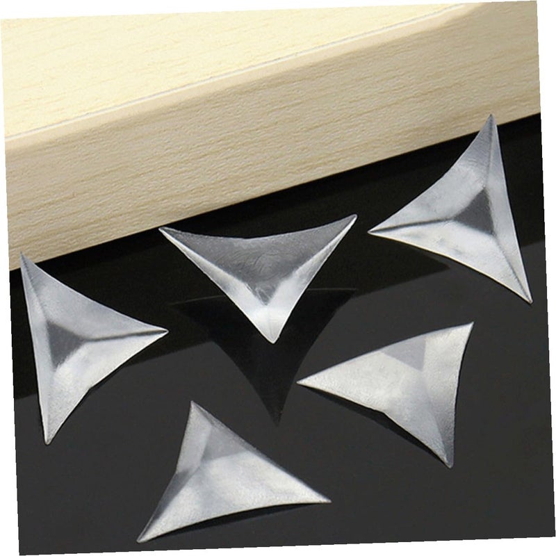 600 Pcs White Triangle Corner Dust Guards For Cabinets Drawers Furniture Protectors - Image 5
