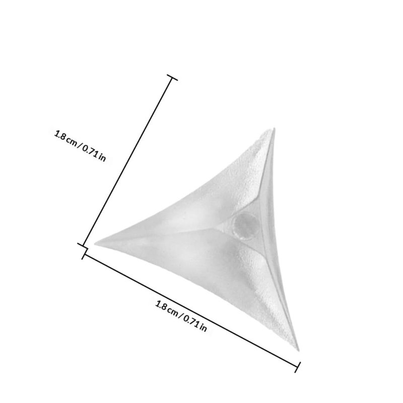 600 Pcs White Triangle Corner Dust Guards For Cabinets Drawers Furniture Protectors - Image 3