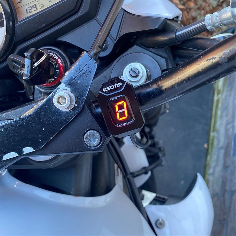 Wivplex Motorcycle Gear Display Indicator - Red Bracket - Image 5