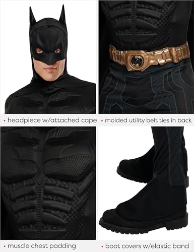Rubies DC Batman The Dark Knight Rises: Batman Costume for Adults, Men's Medium - Image 2