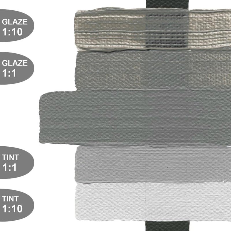 GOLDEN Heavy Body Acrylics, N5 Neutral Gray, 2 fl. oz. Tube, Professional Acrylic Paint, Opaque - Image 4