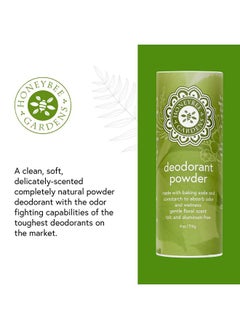Honeybee Gardens Honeybee Gardens Deodorant Powder, For Men and Women, With Baking Soda and Cornstarch, Talc-Free, Aluminum-Free, Multi-Use, Vegan, Cruelty-Free, 4 oz, 2 Pack  - Image 3