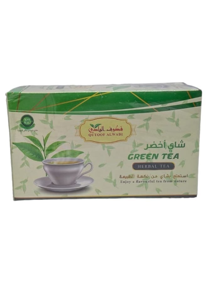 قطوف الوادي مشروب شاي اخضر 24 كيس 
