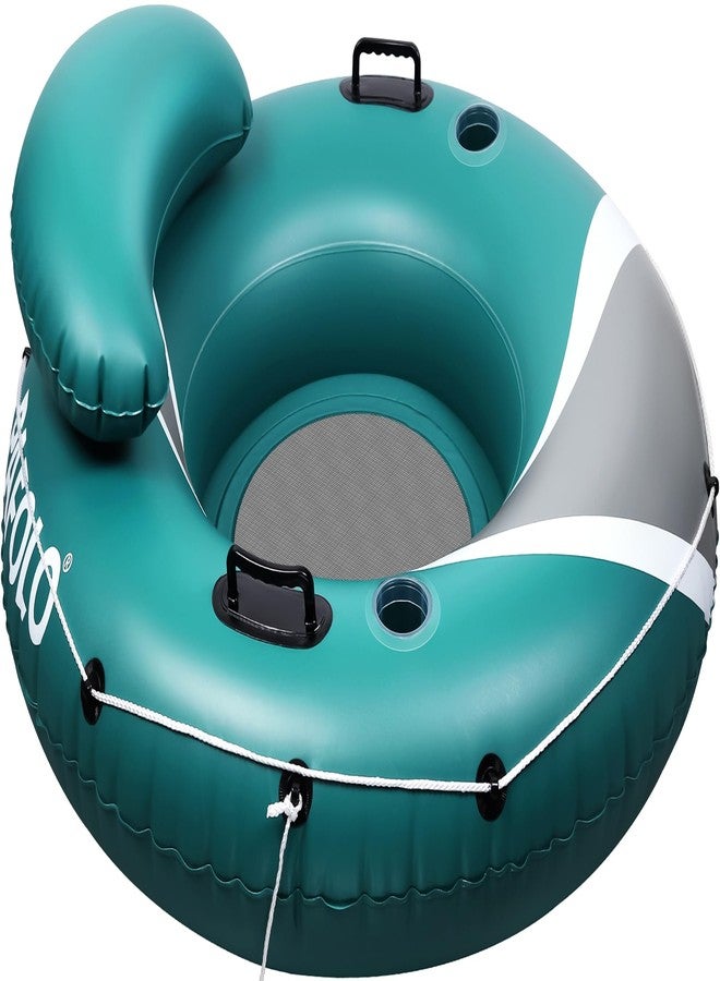 Pafolo River Tubes for Floating Heavy Duty, Pool Float Adult,53" Inflatable Float Tube for Beach Lake Rafting, River Floats with Mesh Bottom - Image 1