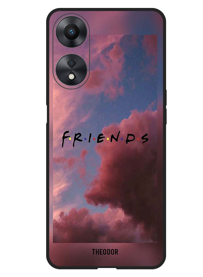 Theodor Protective Case Anti Scratch Shock Proof Bumper Cover For Oppo A1 5G Friends - Image 1
