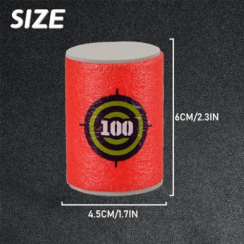 EKIND 12 Pcs Foam Can Target Compatible for Nerf Elite Series Blasters & Target Games - Image 2