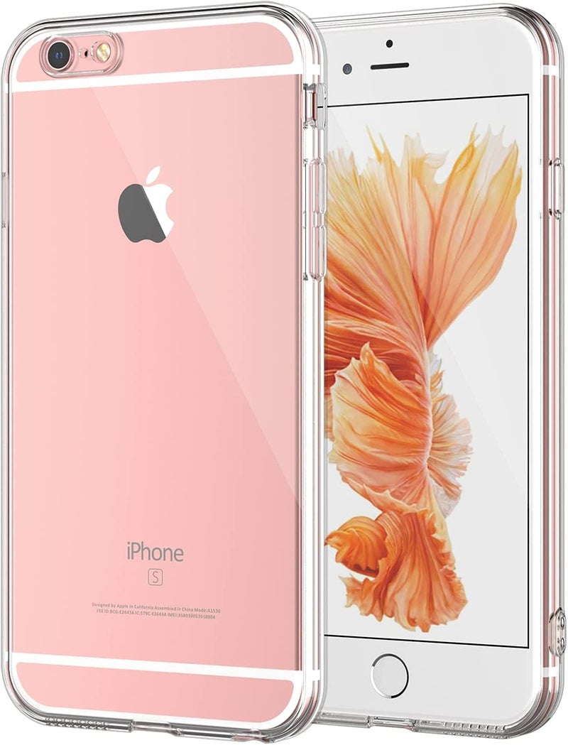 RODMED for iPhone 6 / 6S Premium Hybrid Transparent Soft Slim Dust Proof Back Case Cover Silicone with Camera Protection - Image 4