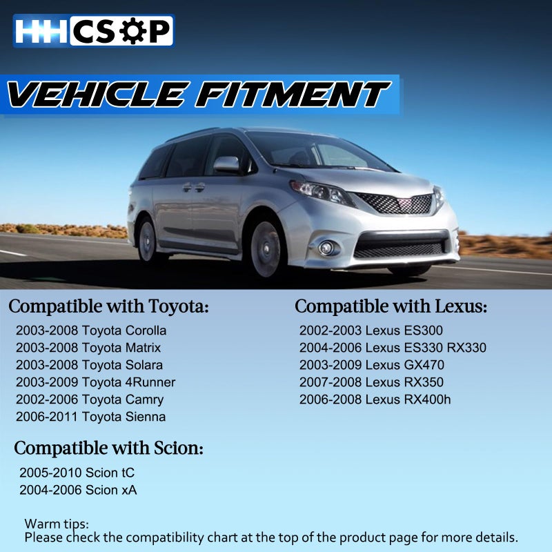 HHCSOP Front Left Driver Side Door Lock Latch Actuator Fit for Toyota 4Runner Camry Corolla Matrix Sienna Solara Lexus ES300 ES330 RX350 RX400h Scion TC XA 2002 2003 20004 2005 2006 2007 2008 2009 2010 2011 - Image 3