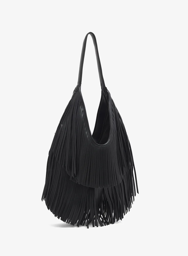 Ginger Fringe Detailed Tote Bag