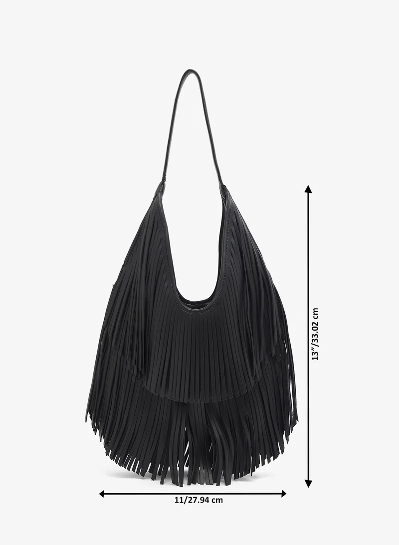 Ginger Fringe Detailed Tote Bag