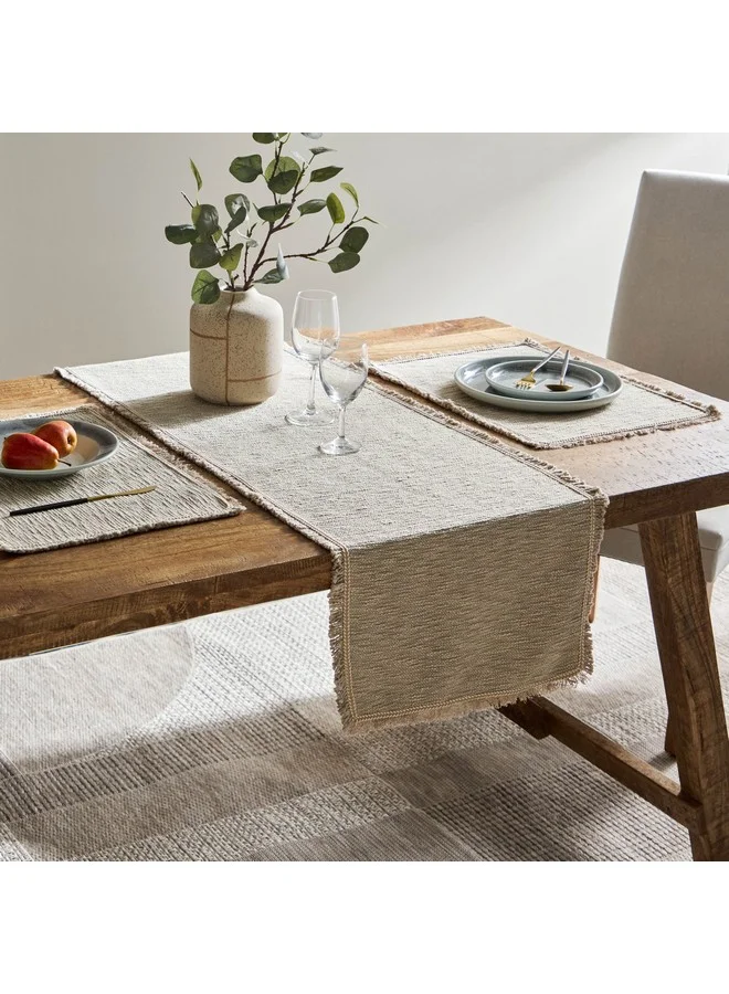 Home Box Naturio Slub 2-Piece Table Placemat 48 x 33 cm