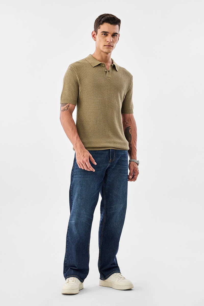 سنيتش تيشيرت بولو من كروشيه نيت كور لاب