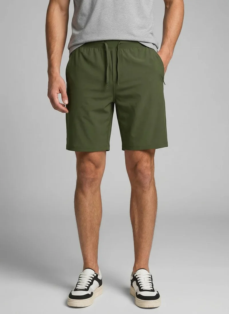 نوبيرو Nobero Oversized Shorts | Men’s Shorts | Relaxed Fit | Milano Ponte Knit | Knee-Length Mid-Rise Comfort | Elasticated Waistband | Available in 4 Colours