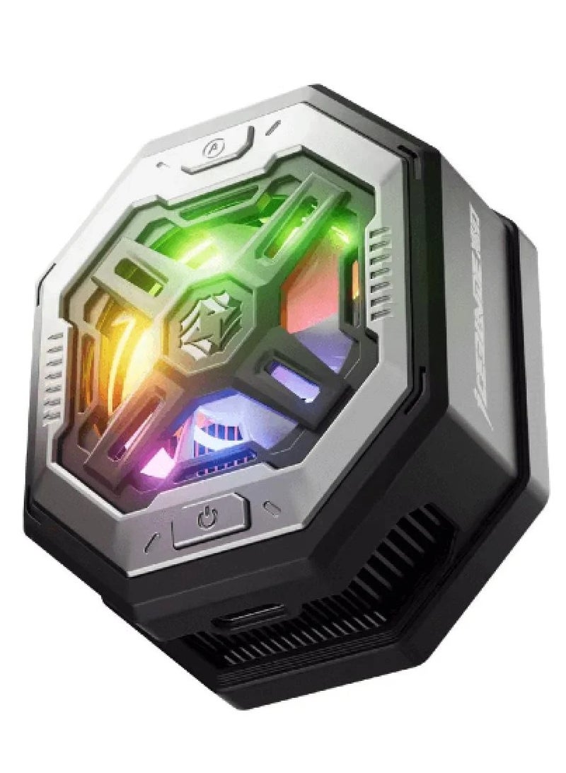 PIVA BR7 Mobile Water Cooling Fan with Large CPU Cooling Area, Magnetic Feature and 3 Speeds - Image 1