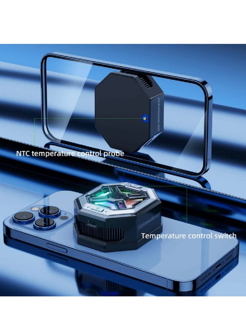 PIVA BR7 Mobile Water Cooling Fan with Large CPU Cooling Area, Magnetic Feature and 3 Speeds - Image 5