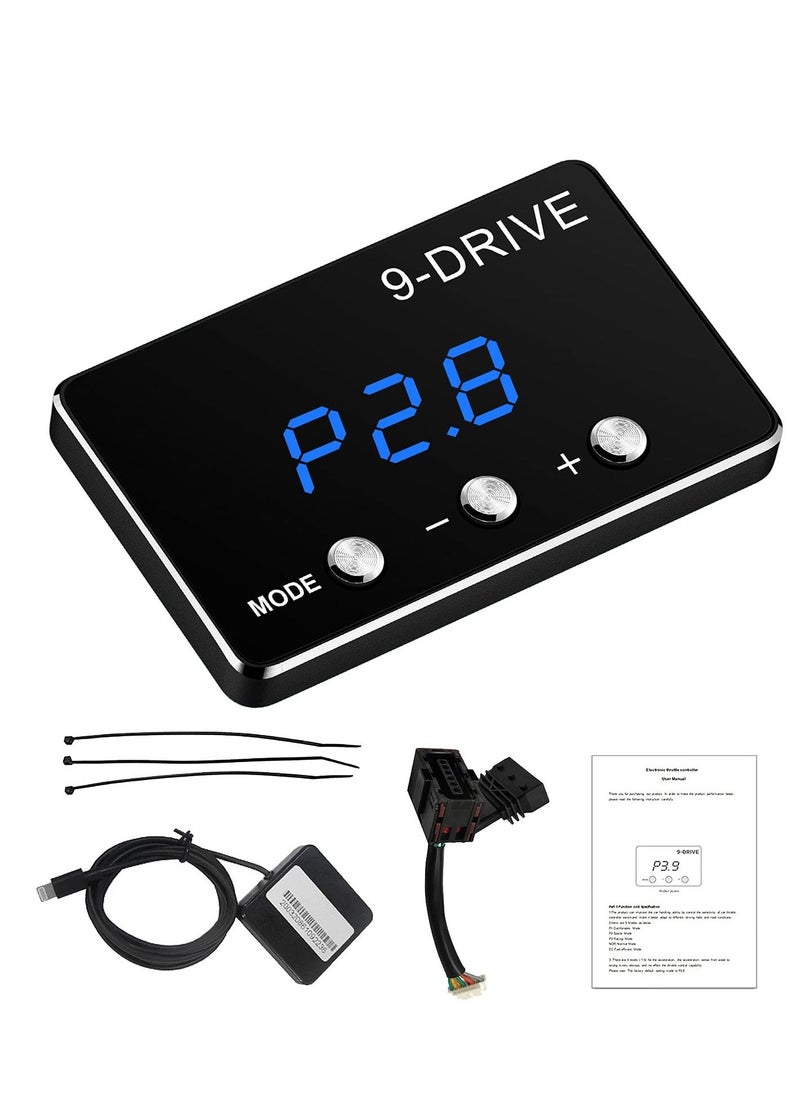 Y&D - 9 Drive Modes Throttle Response Controller, Smart Electronic Racing Accelerator Compatible, Intelligent Pedal for JEEP JK Dodge RAM 1500 - Image 1