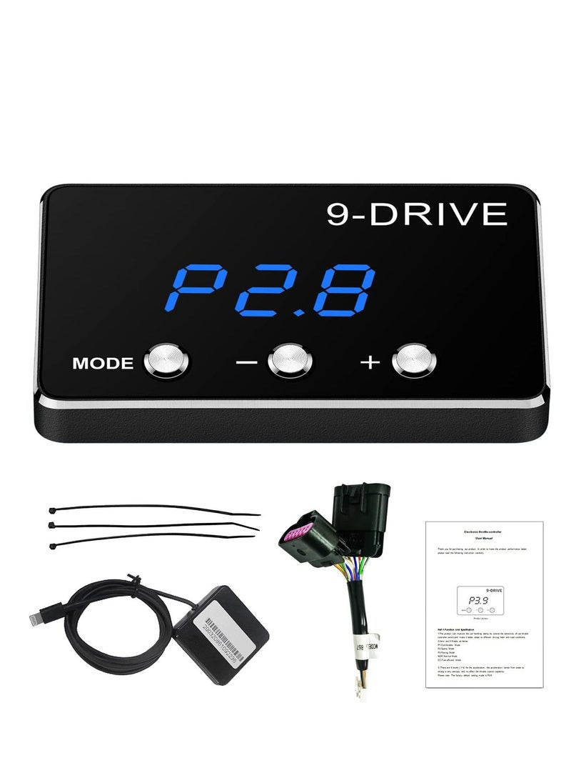 Y&D - 9 Drive Modes Throttle Response Controller, Smart Electronic Racing Accelerator Compatible, Intelligent Pedal for JEEP JK Dodge RAM 1500 - Image 1