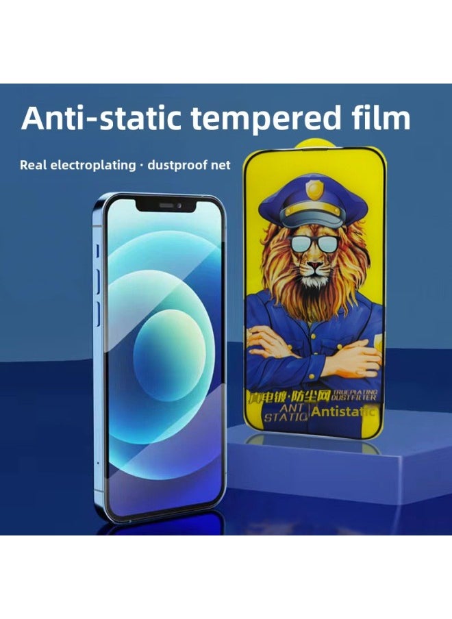 Generic - Applicable To Apple 16 Tempered Film IPhone15PRO Full Screen 13 Dustproof XR Anti-Fingerprint 16PROMAX Mobile Phone Film-Color:Ag Ultra Clear  With Packaging-Size:iPhone Xs Max - Image 1