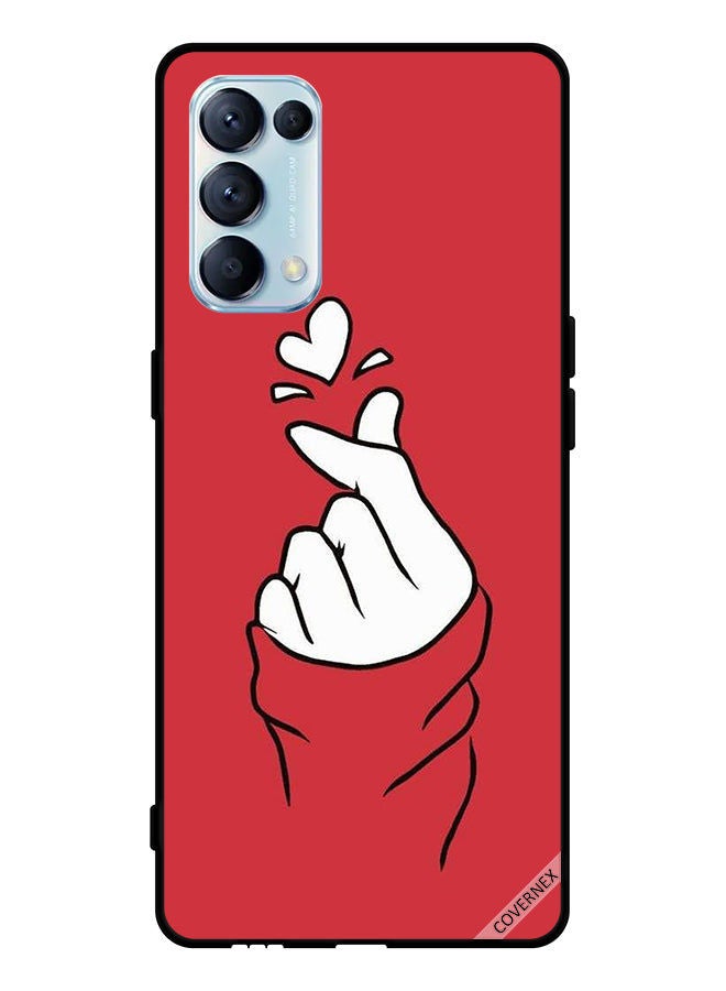Covernex Protective Case Cover For Oppo Reno5 Pro 5G Snap Love Red - Image 1