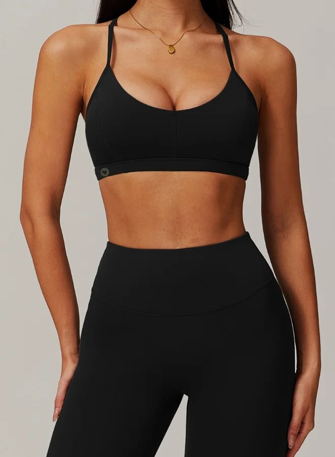 KAWN.YOGA Womens X Back Sports Bra
