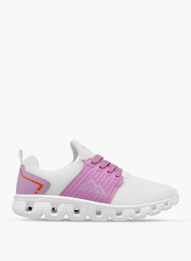 Oaklan by Shoexpress Girls Logo Detail Sports Shoes with Lace-Up Closure  - Image 3