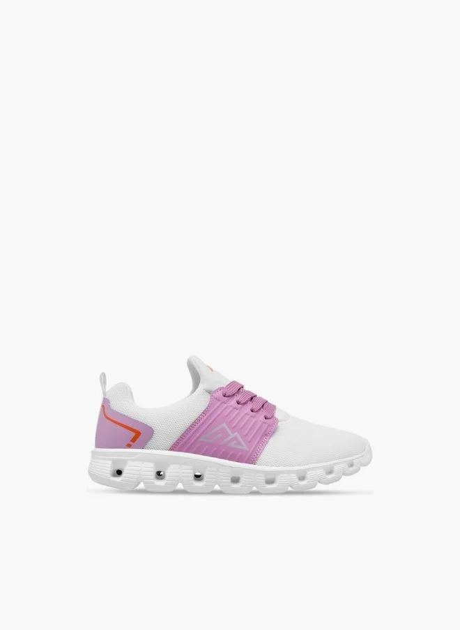Oaklan by Shoexpress Girls Logo Detail Sports Shoes with Lace-Up Closure