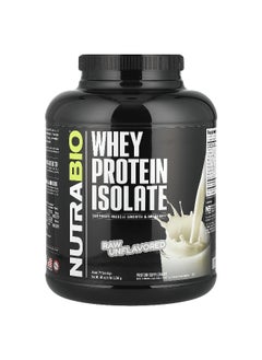 NutraBio NutraBio, Whey Protein Isolate, Raw Unflavored, 5 lb (2,268 g)  - Image 1
