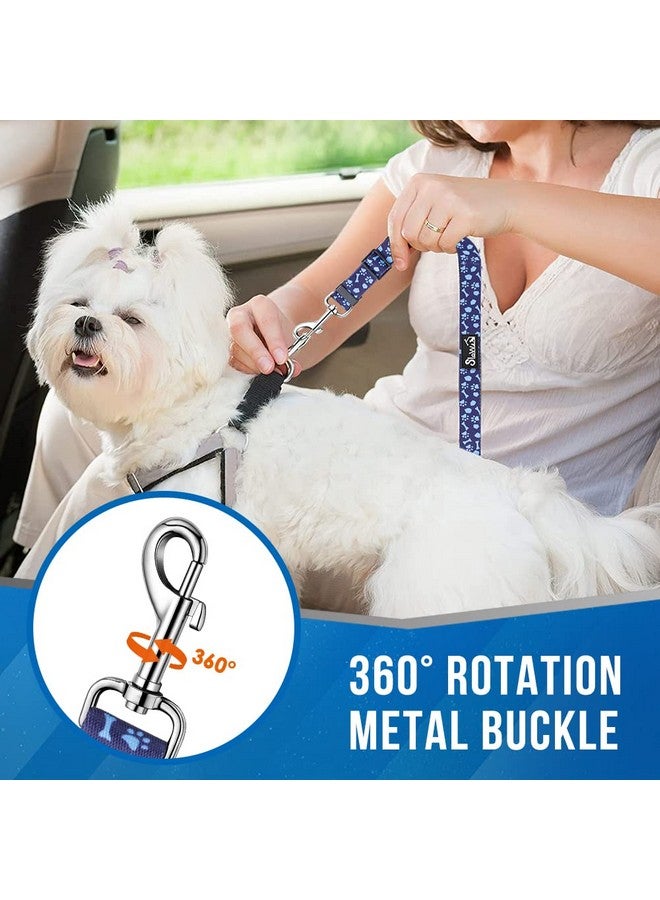 Lukovee Double Dog Seat Belt, New Dual Pet Car Headrest Restraint Safety Seatbelt No Tangle Dog Leash Duty Adjust Elastic Bungee Puppy Lead Splitter Connect Harness in Vehicle Travel for 2 Dogs (BL) - Image 3