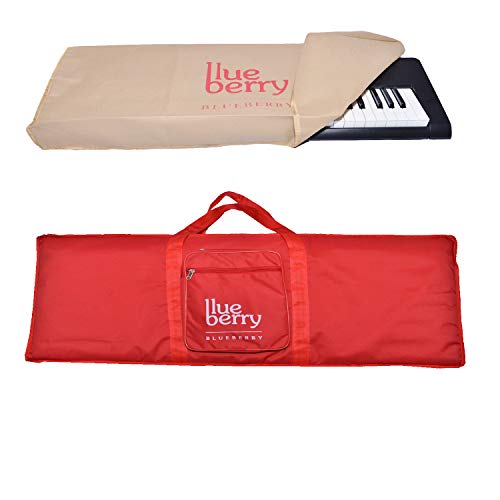 Blueberry Red Cover Bag and Dust Cover Suitable for Casio CTK-6300IN Digital Keyboard - Image 1