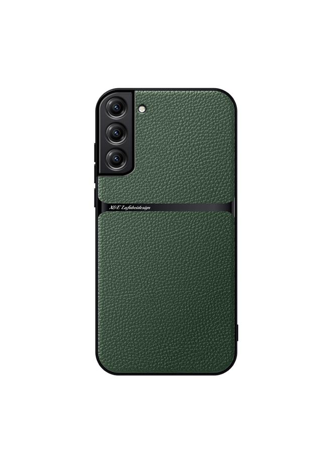 اس-توب جراب لهاتف Samsung Galaxy S21+ 5G مصنوع من جلد الليتشي المغناطيسي بتغطية كاملة ومضاد للصدمات - Image 1