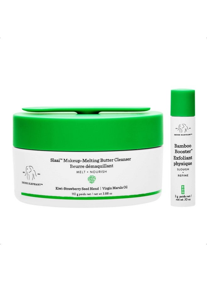 Drunk Elephant Slaai Makeup Melting Butter Cleanser for Women - 3.8 oz Makeup Remover | Nourishing Balm Cleanser | Removes Makeup & Impurities - Image 1