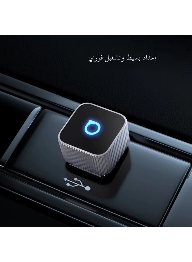 OTTOCAST Mini Slim Cube Wireless CarPlay Android Auto Adapter 2 in 1 USB AI Car Accessories for VW Haval Audi Kia Porsche Lexus - Image 5