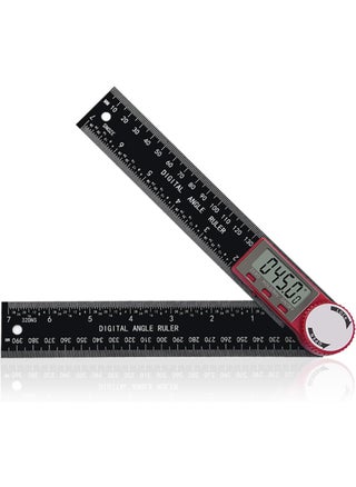 Digital Angle Finder Tool - 200mm 0-360 degree LED Digital Protractor with Horizontal Vertical Bubble Levels and Ruler Meter Accurate Tools for Carpenters Woodworkers Fabricators - pzsku/ZC0D37578C2429C9D1E3DZ/45/1745894832/7fd429cb-2d08-4854-b235-5ef0eb9c221a