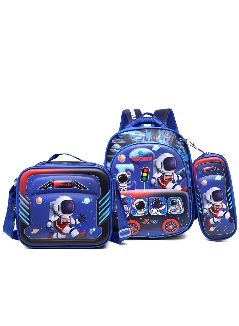 Stargold Baby Backpack 3Pcs Combo For Baby Girl With Adjustable Strap For School 12 Inch