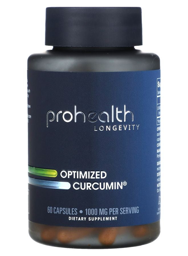 ProHealth كركمين مُحسّن 1000 ملغ 60 كبسولة (500 ملغ لكل كبسولة)