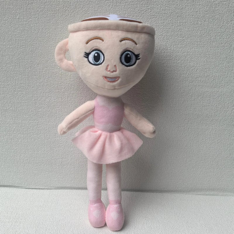 Y&D Pink Ballerina Cappuccina Brainrot  Plush Toys PP Cotton Collectible Soft Stuffed Animals Toy Plush Toy Doll - Image 1