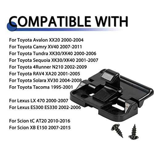 OEMASSIVE Center Console Latch Lid Lock for Toyota Camry XV40 2007-2011,Car Center Console Lid Lock for Lexus ES300 ES330 2002-2006,Black Arm Rest Lid Lock Latch for 4Runner N210 2002-2009,5890833030 - Image 4