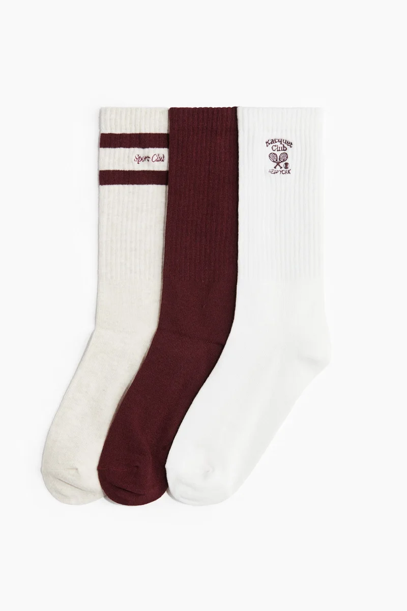 H&M 3-pack socks