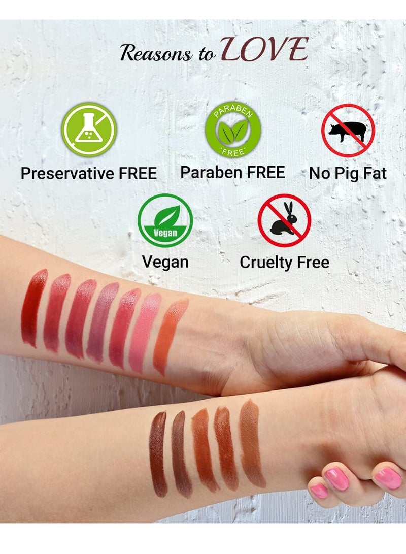 Iba Long Stay Matte Lipstick Shade M02 Mocha Shot 4g - Image 5