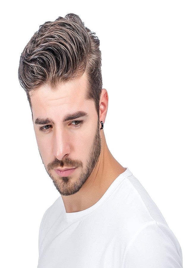 Vien Fashion Earring for mens Classic Inspired Black Stainless Steel Stud Earring - Image 3