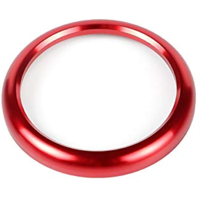 rayihni Dashboard Center Clock Compass Cover Red Dashboard Aluminum Emblem Sticker Compatible With Porsche 911 Cayenee Boxster Macan Panamera - Image 4