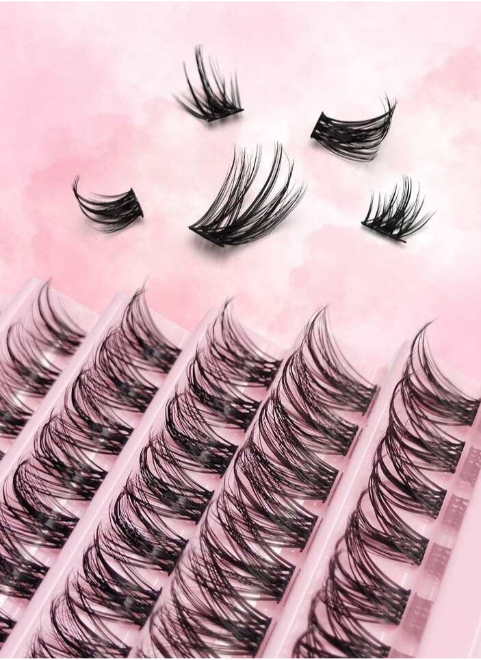 Generic - 3D Handmade Soft Mink False Eyelashes Natural Looking 4 Set 120/160 Mex Lashes - Image 1