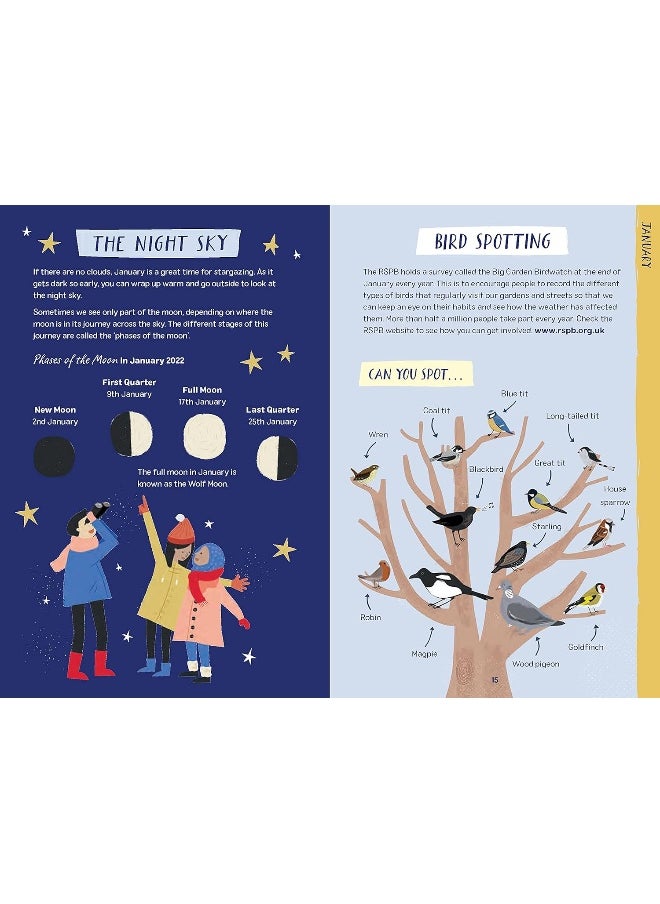 National Trust: 2022 Nature Month-By-Month: A Children's Almanac  - Image 3