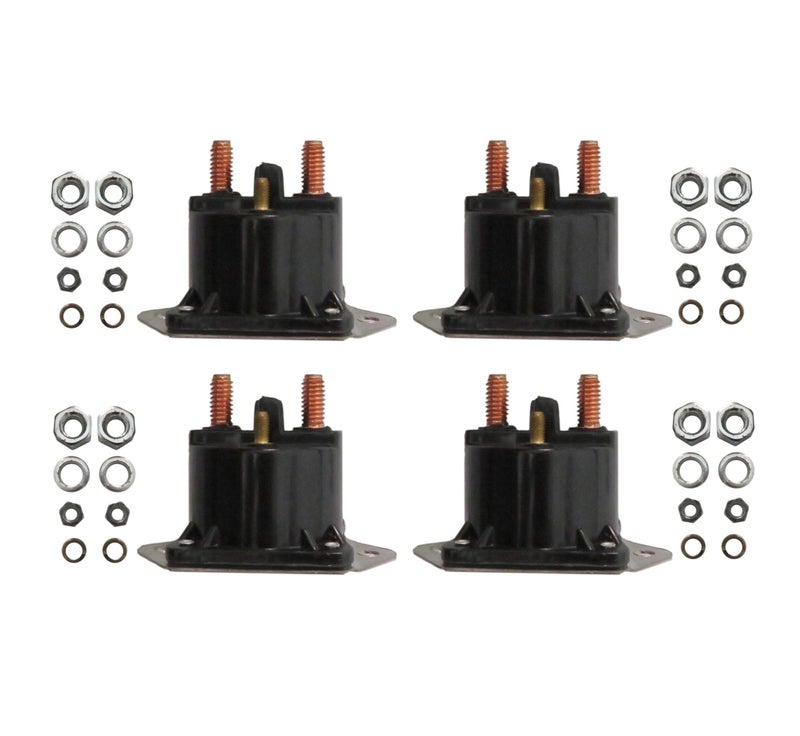 USonline911 4 X Solenoid Relay for WARN 72631 28396 Switch, 12V, 10A, Normally Open, Automatic, Surface Mount, SAE-J1171 Certified - Image 1