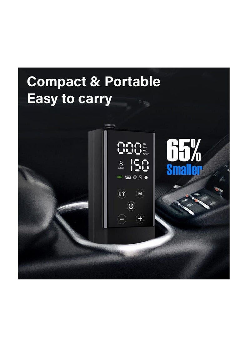 SYOSI Tire Inflator Portable Air Compressor, Electric Digital Pump, Pressure Gauge Compressor for Car Bicycle Motorcycle - Image 5