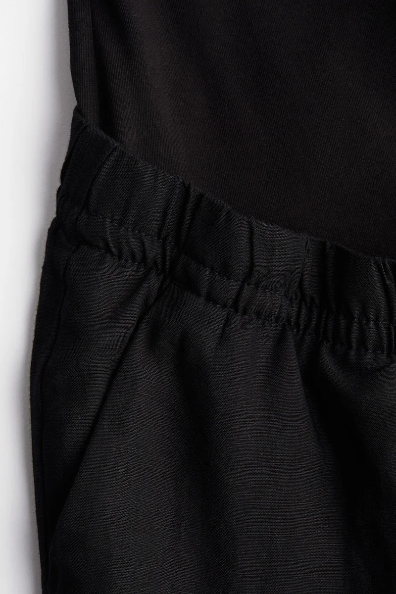 H&M MAMA Linen-blend trousers