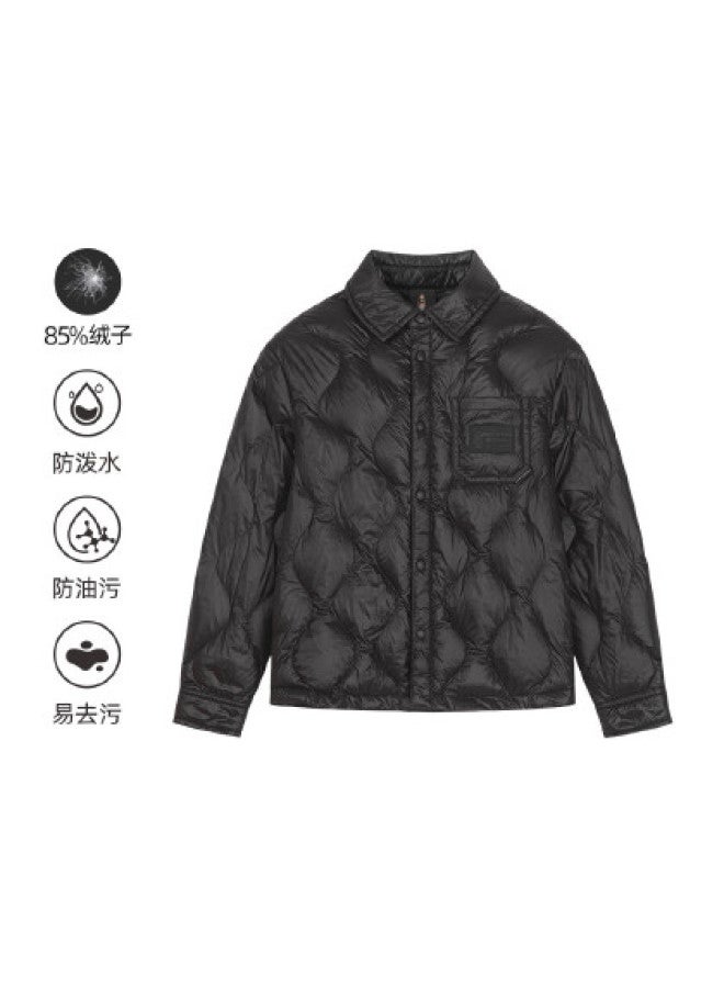 Hush Puppies School Uniform Essential [three-protection] Boys' Winter Turn-down Collar Zippered Sport Down Jacket, Inner Lining For Warmth, 85% Down Content - Image 1