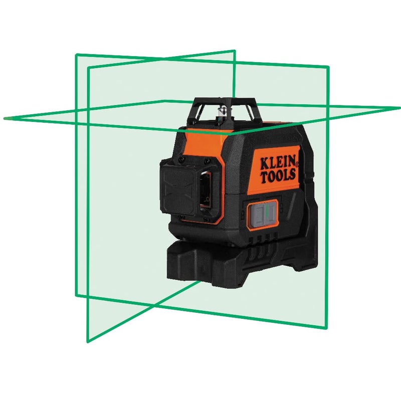 Klein Tools 93CPLG Compact SelfLeveling Laser Level Bright Green Cross Line 360Degree Laser Planes Rechargeable Magnetic Mount