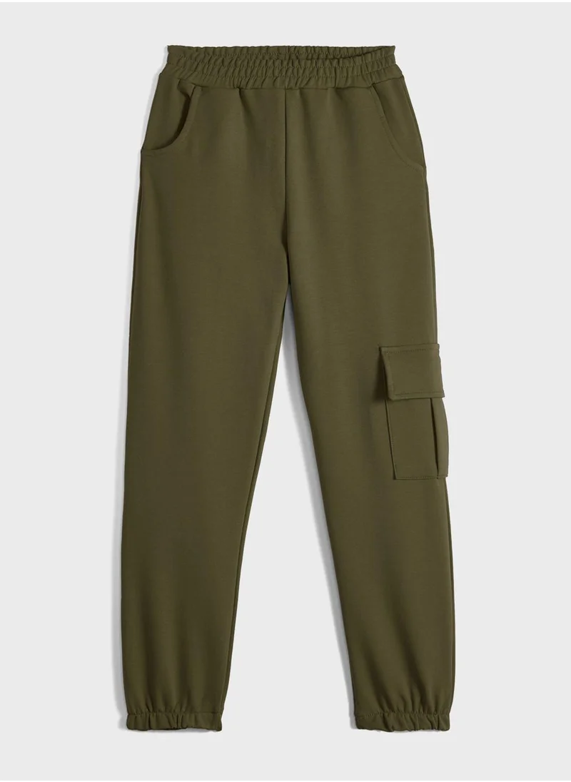 جون Kids Sweatpants With Cargo Pocket